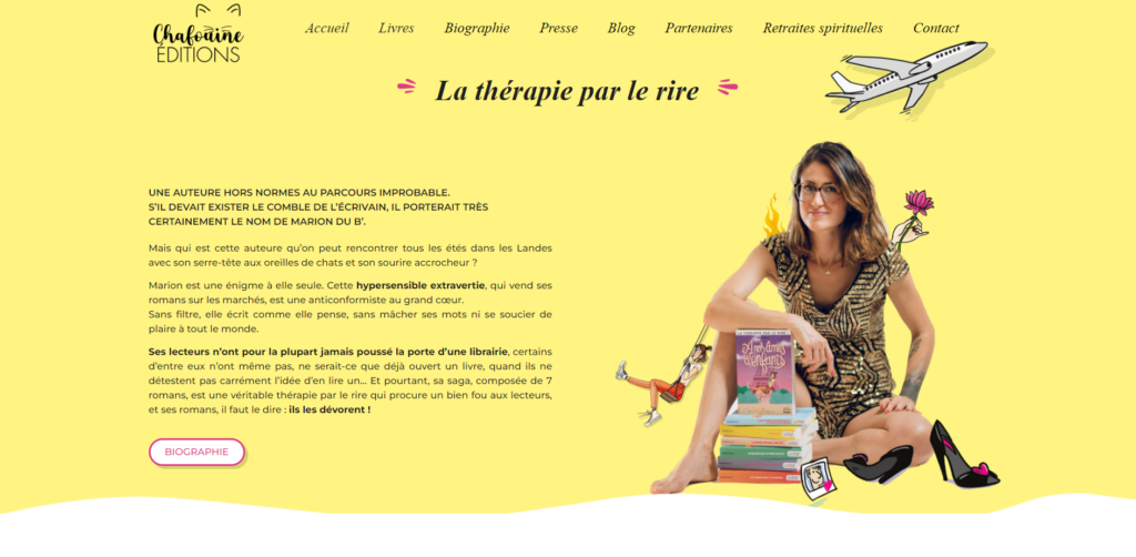 Intégration d'après maquette du site de Marion du B'