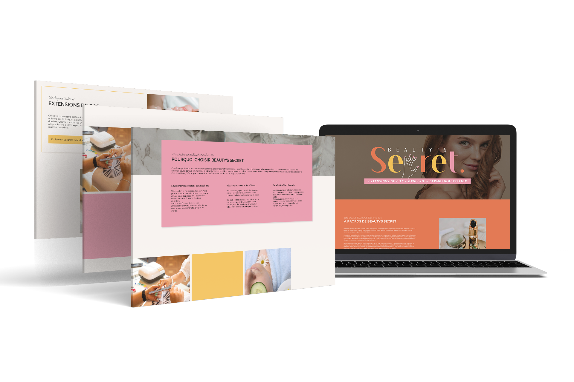 Imaginer le Site Web Idéal pour Beauty Secret : Un Design qui Révèle la Beauté